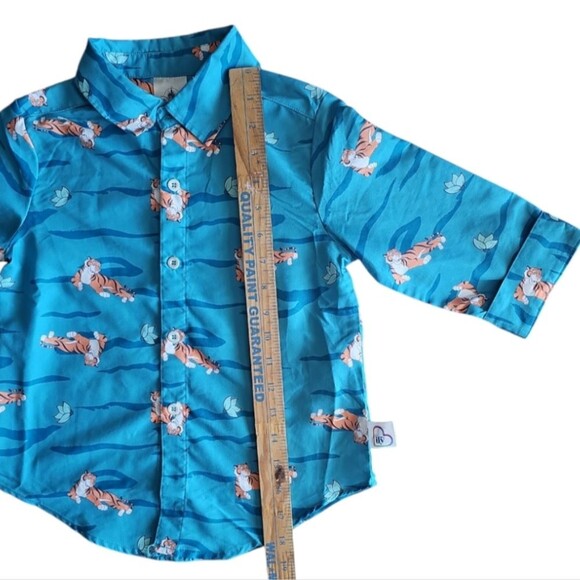 Disney Parks ily 4Ever Inspired By Jasmine Rajah Button Up Shirt Sz 5/6 NWOT - Picture 7 of 13